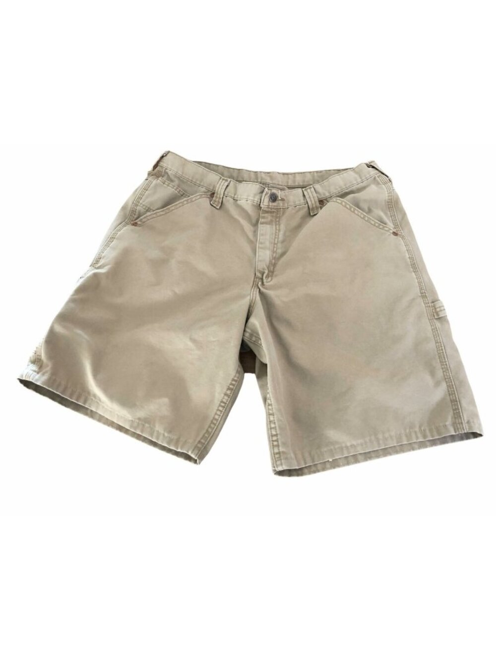 Lee Cargo Shorts Khaki Mens 38 Beige Tan Tough Durable Outdoor Hiking Fishing